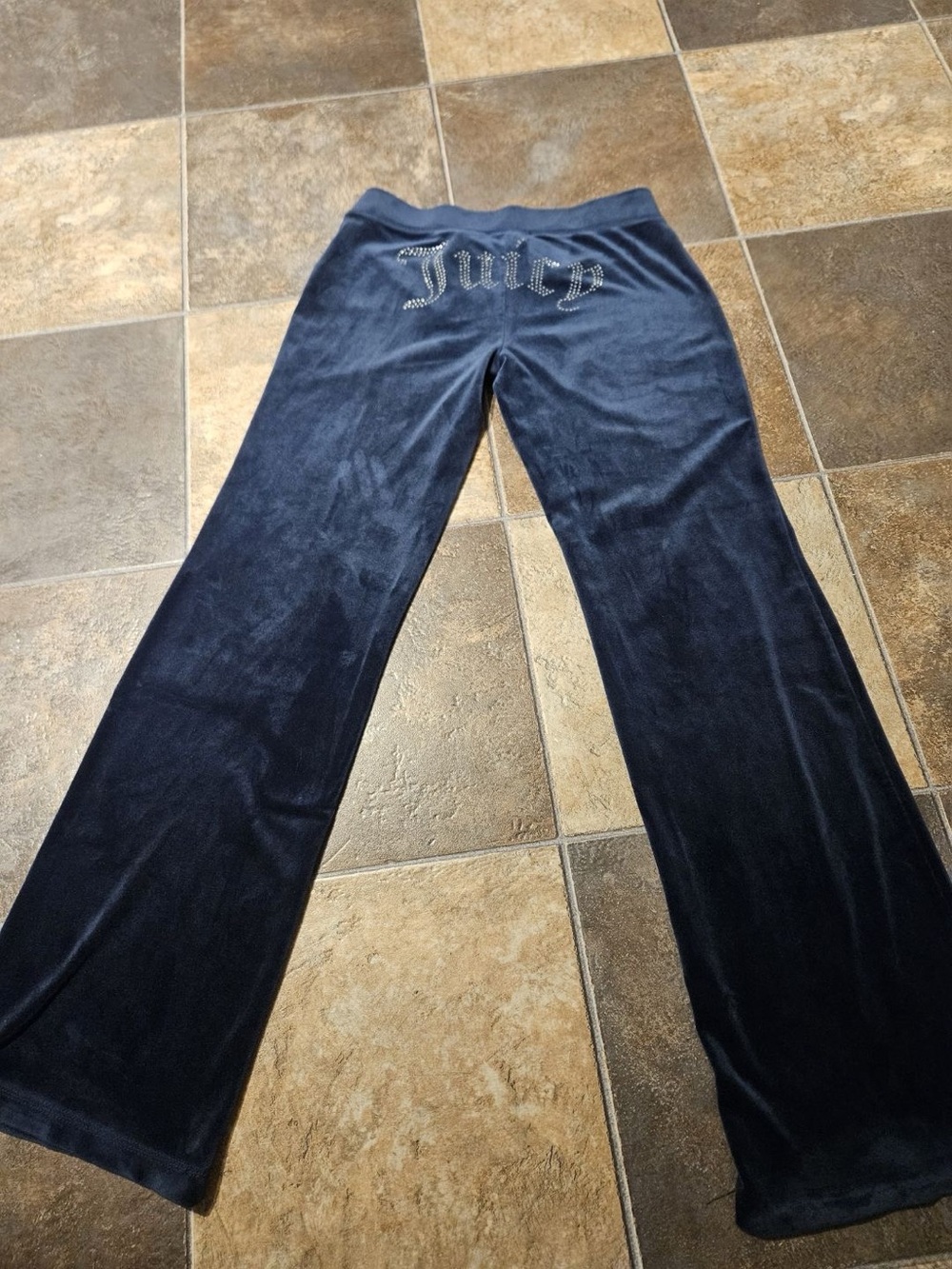 Xs Juicy couture navy blue track pants.